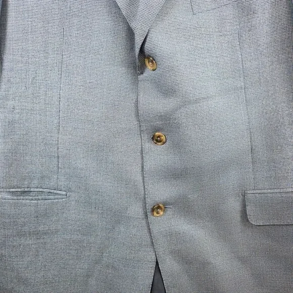 Ermenegildo Zegna Trofeo Blazer Men's 56R 2XL Wool Sport Coat Switzerland Check